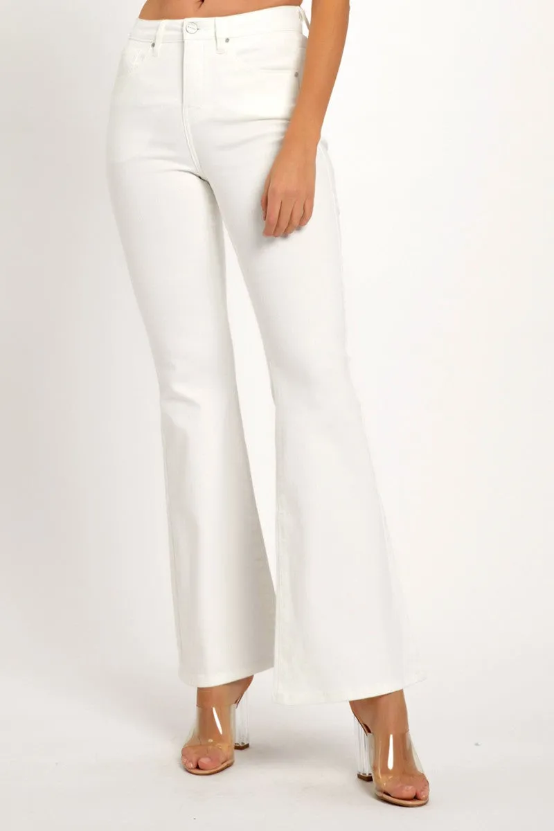 Peyton Mid Rise Flare Jeans