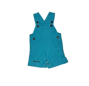 Plain Aqua Short Overall for Boys