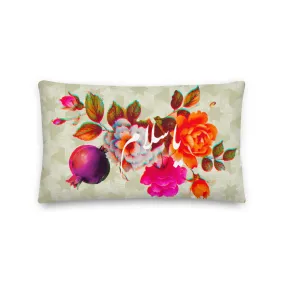 Pomegranate Ya Salam | Cotton Cushion