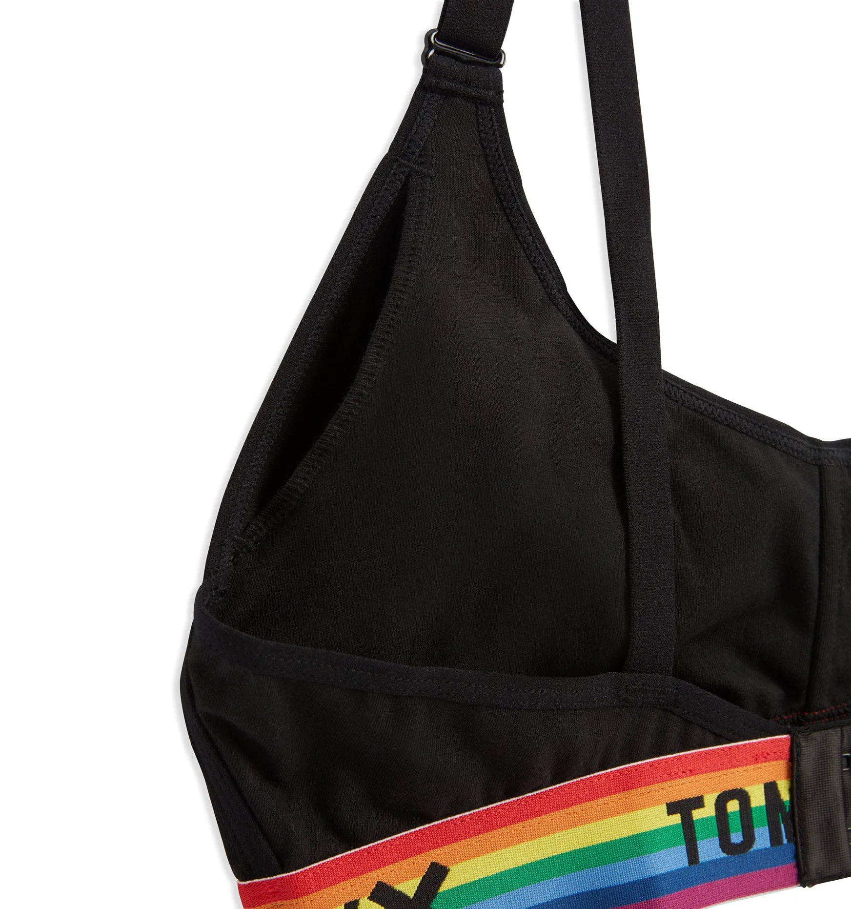 Prism Scoop Bralette LC - Black Rainbow