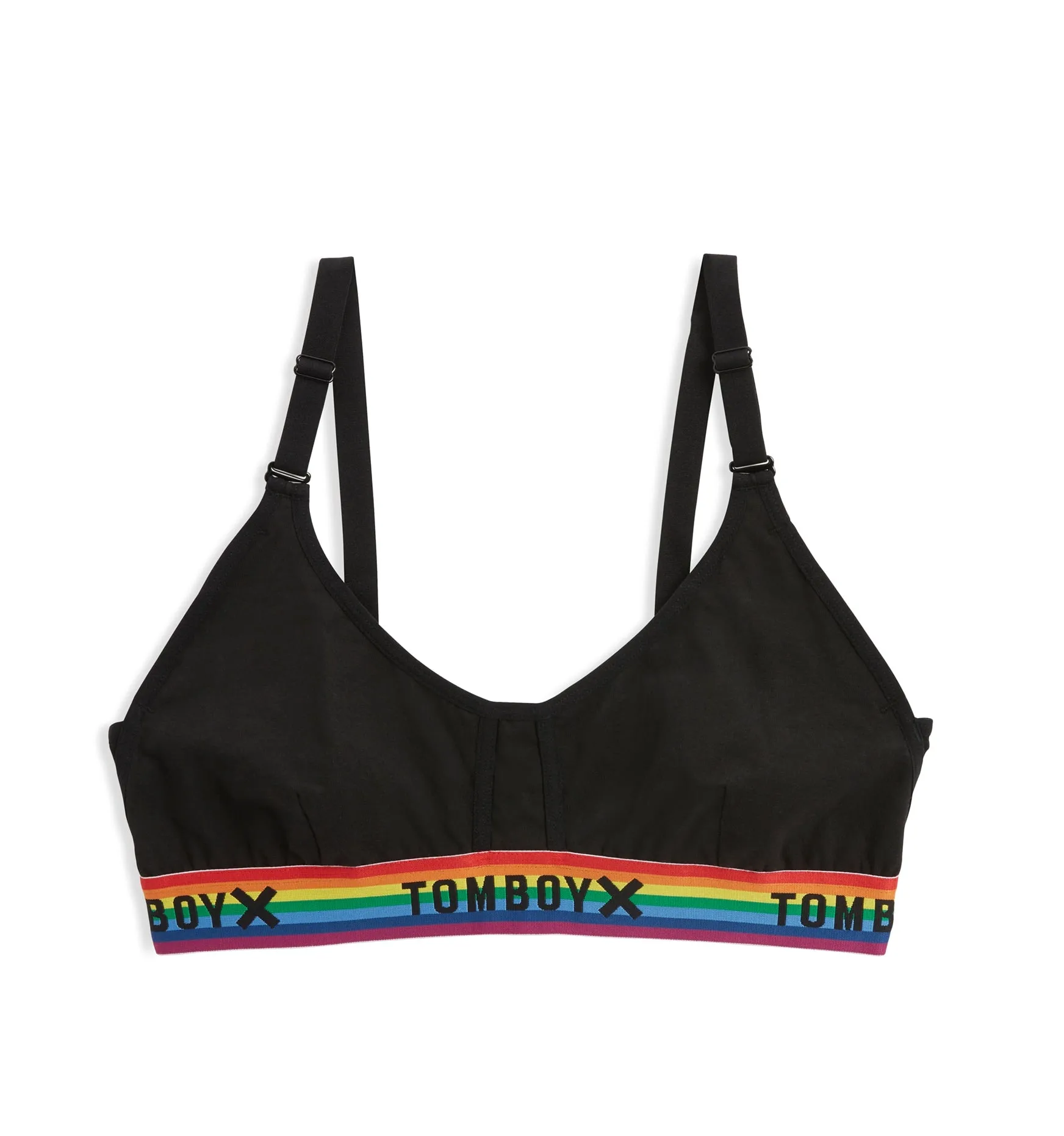 Prism Scoop Bralette LC - Black Rainbow