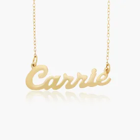 "Carrie" Name Necklace