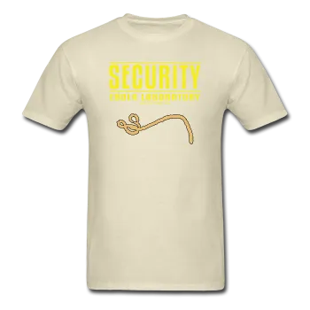 "Security Ebola Laboratory" - Men's T-Shirt