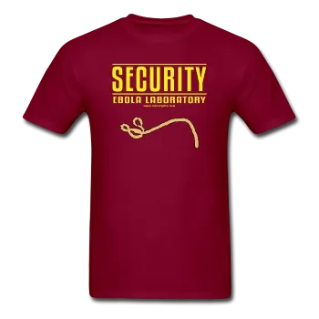 "Security Ebola Laboratory" - Men's T-Shirt