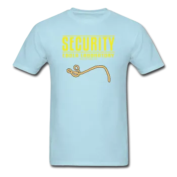 "Security Ebola Laboratory" - Men's T-Shirt