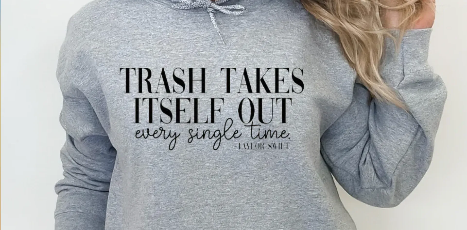 "Trash Takes Itself Out" Pullover