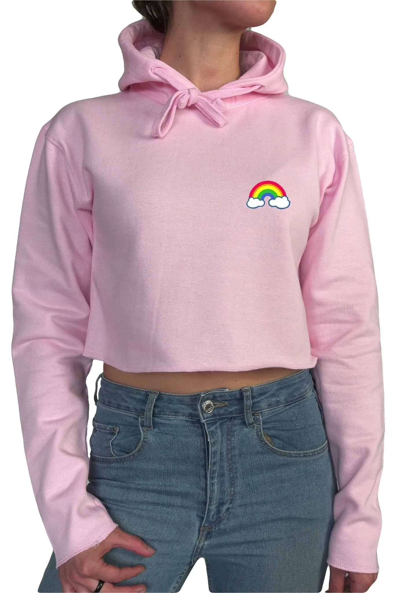 RAINBOW || Organic Cotton || Crop Hoodie