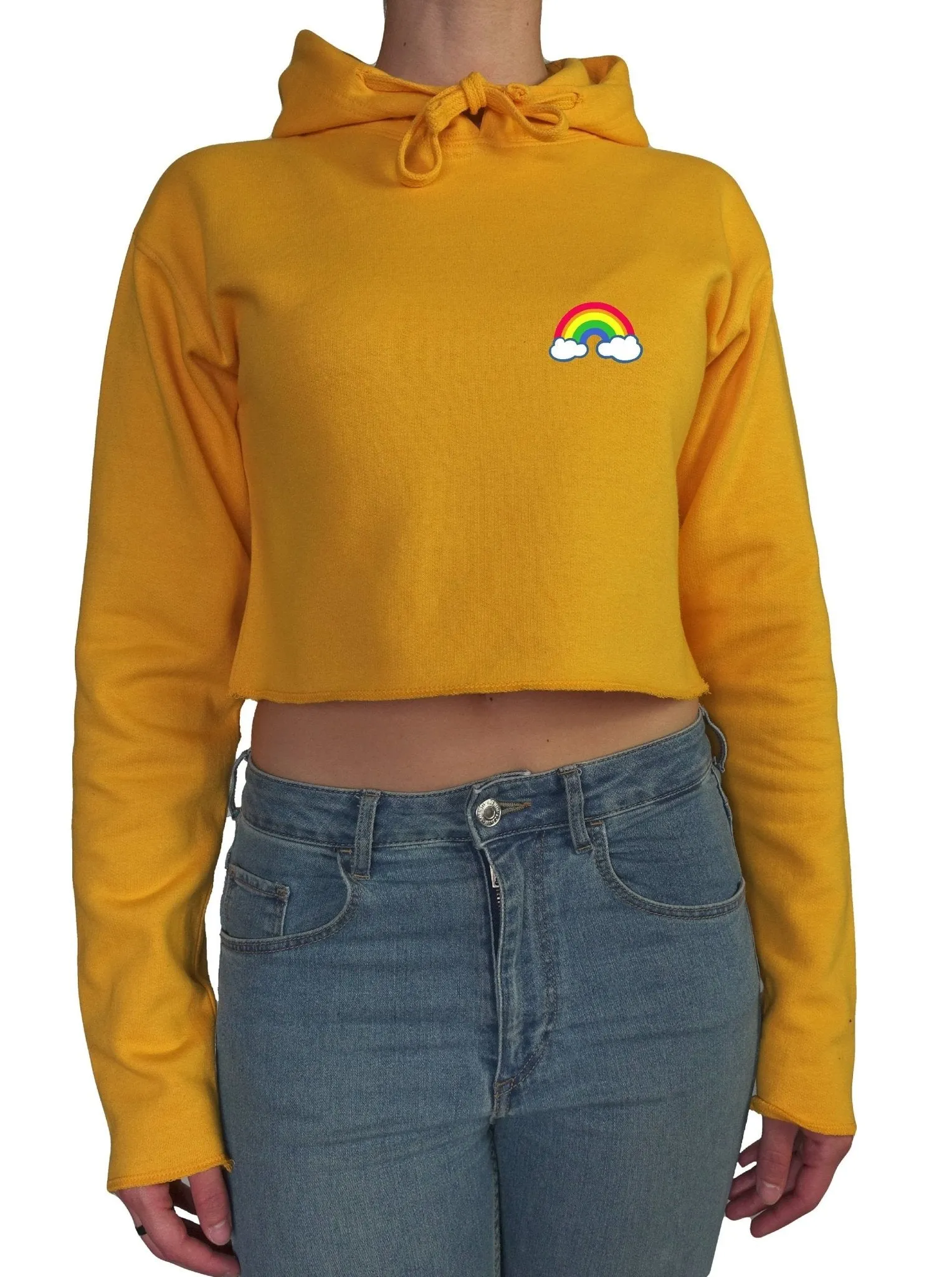 RAINBOW || Organic Cotton || Crop Hoodie