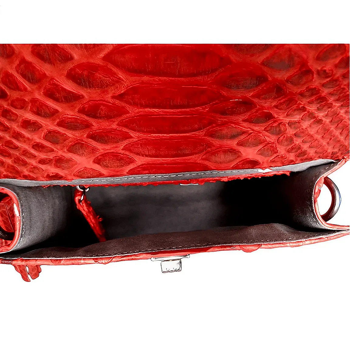 Red Top Handle Bag