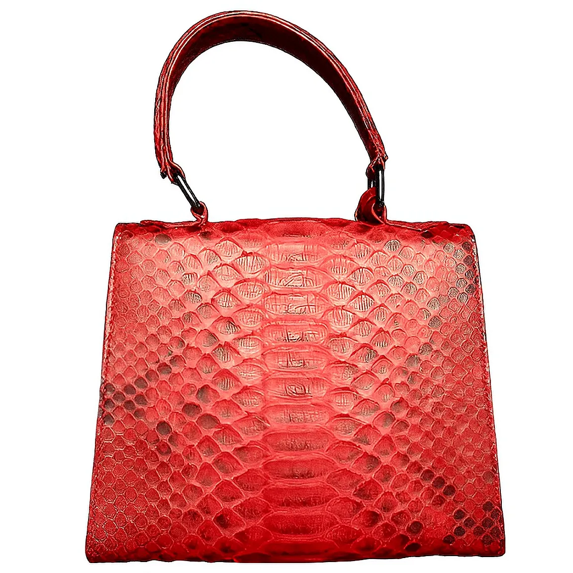 Red Top Handle Bag