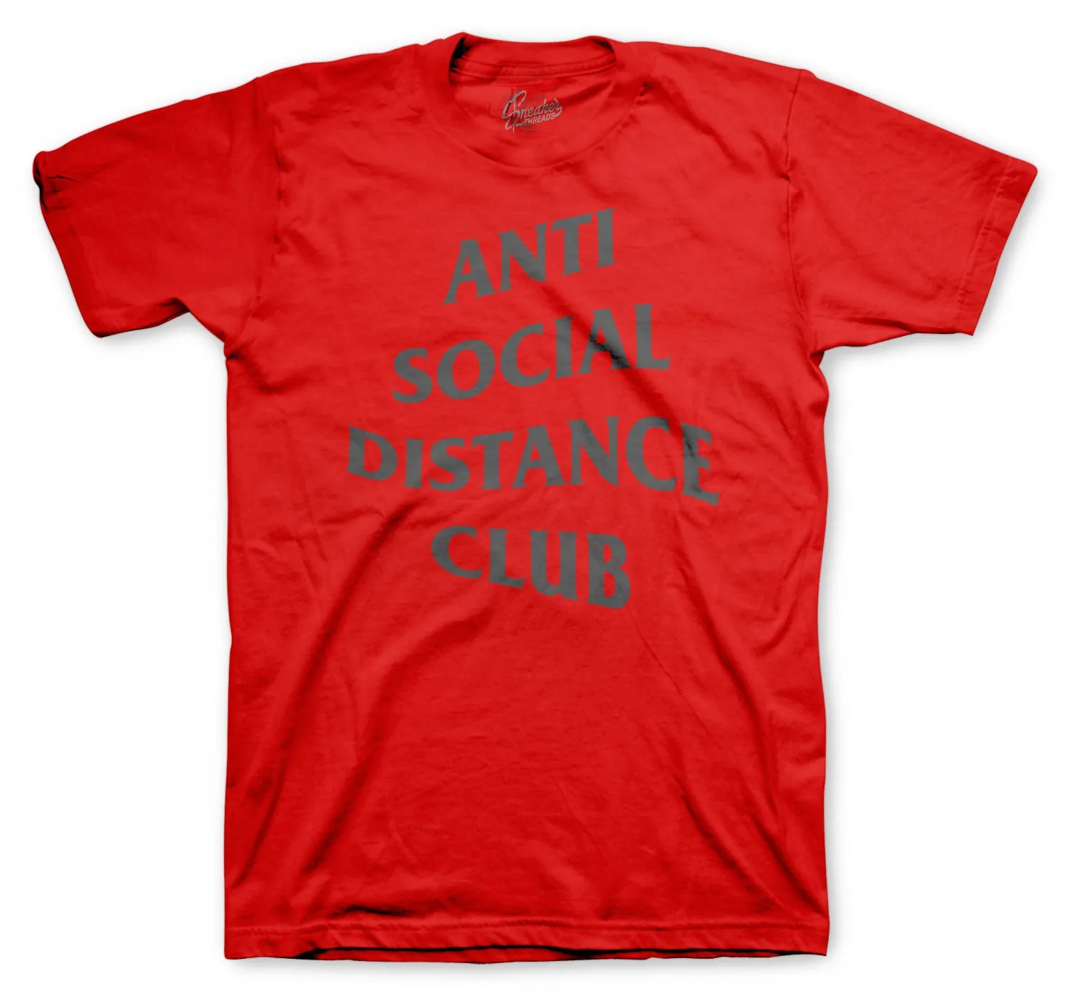 Retro 13 Red Flint Shirt - Social Distance - Gym Red