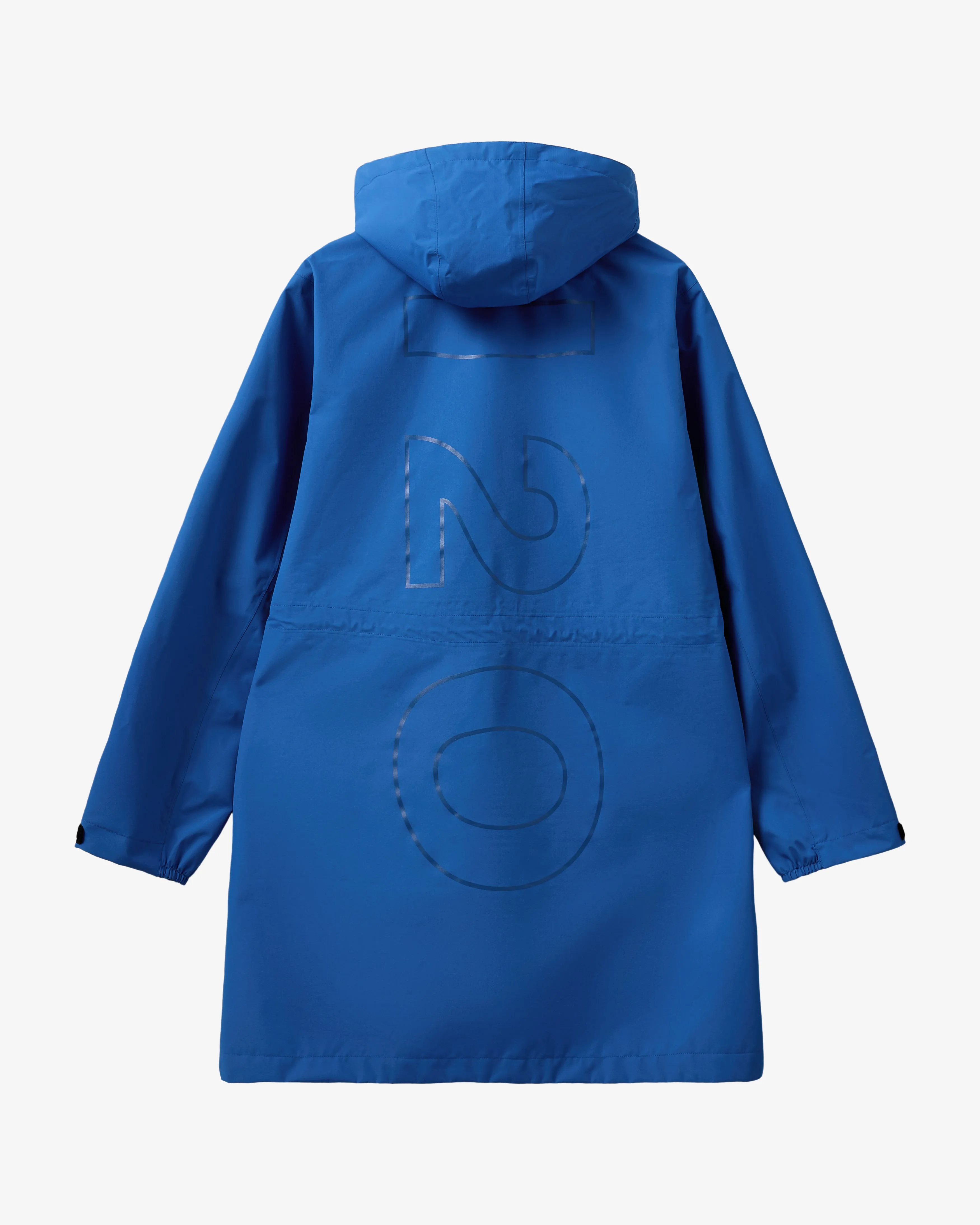 Rømø LW Long Rain Jacket - Blue