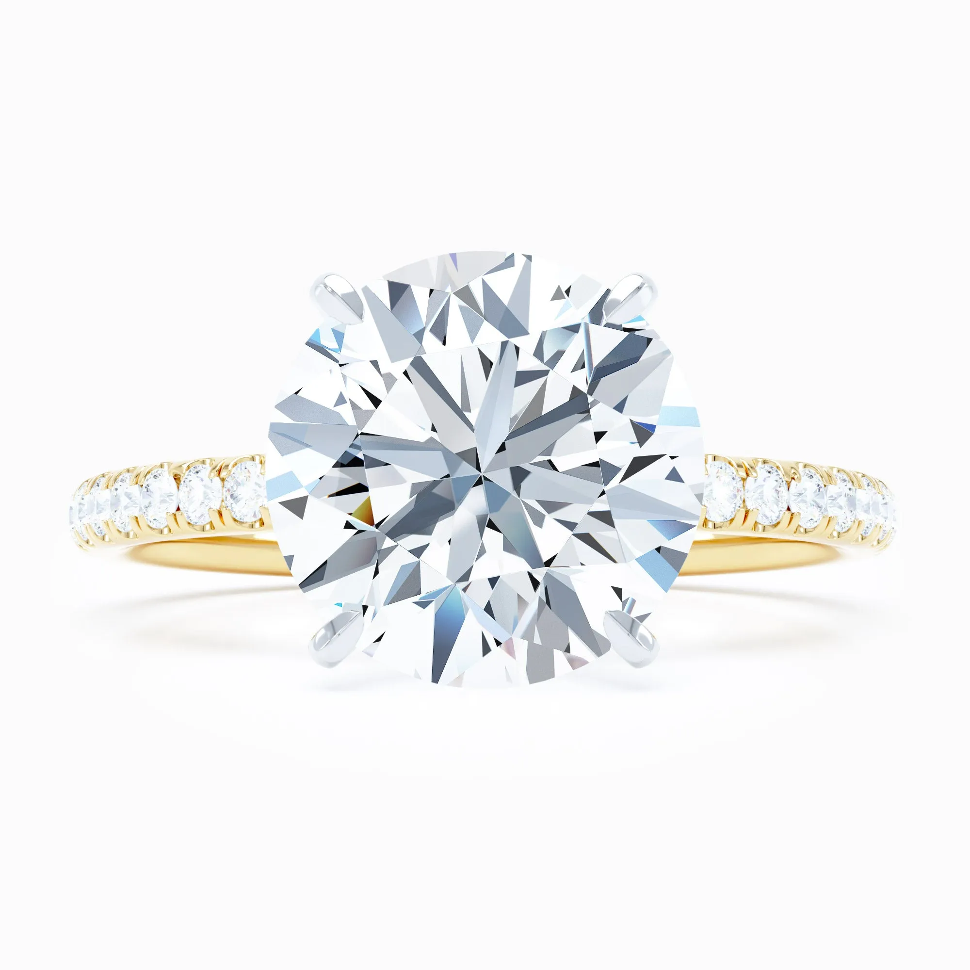 Salute - Round Engagement Ring