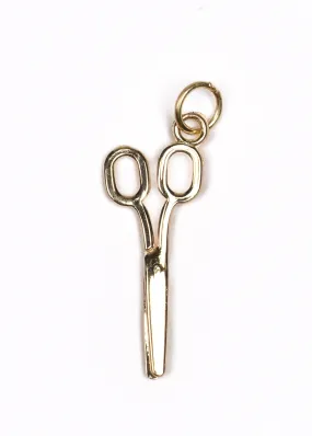 Scissors Charm •  14k yellow gold