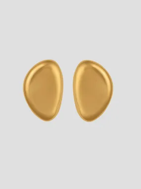 Small Oval Earring Gold