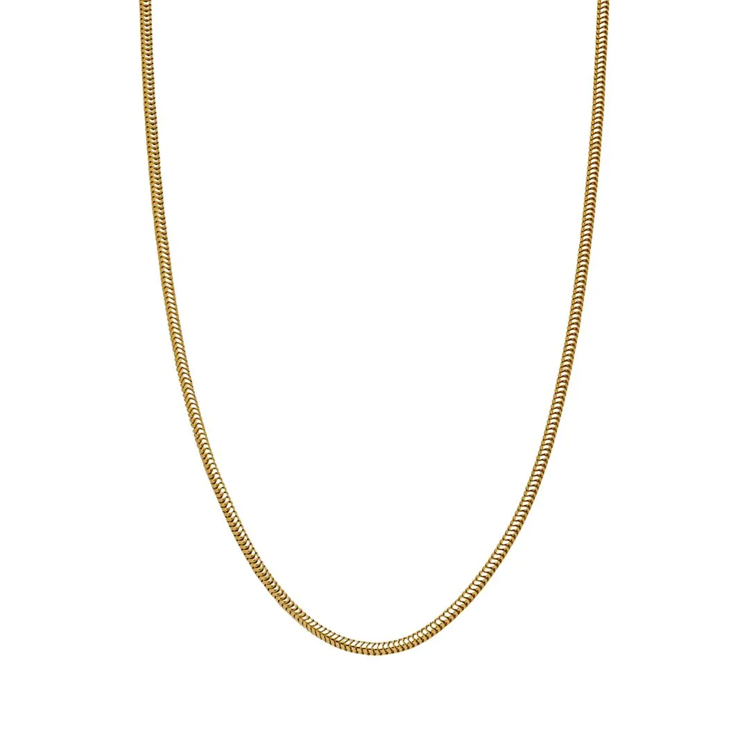 Snake Round Chain Necklace