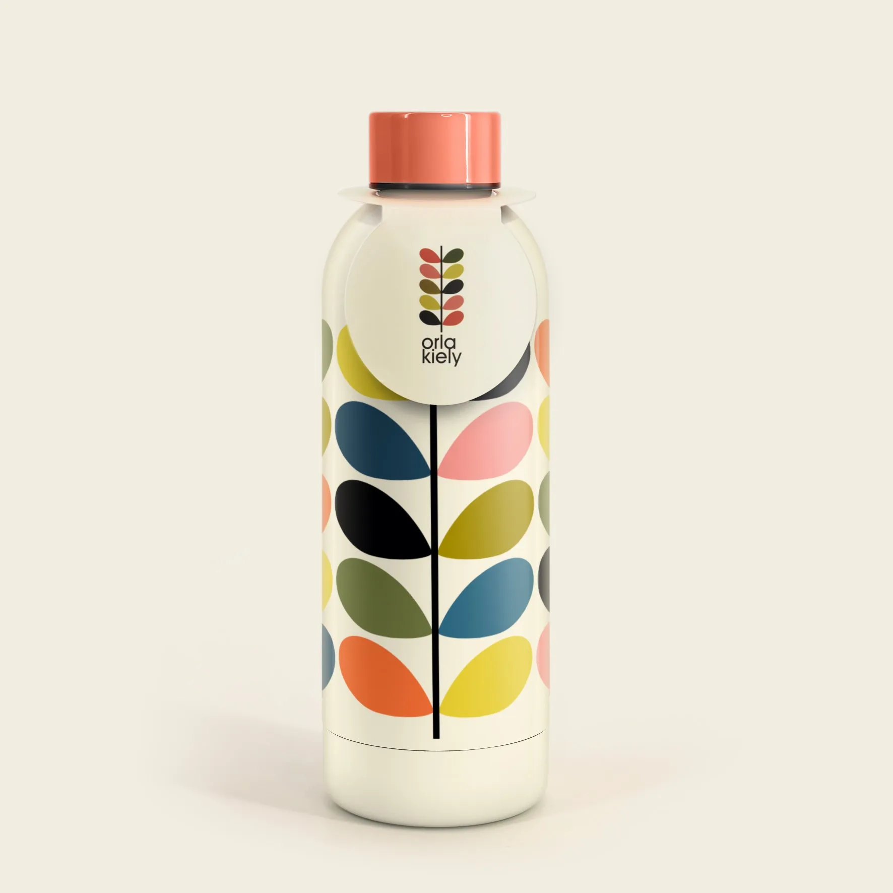 Stainless Steel Water Bottle - Bright Multi Stem