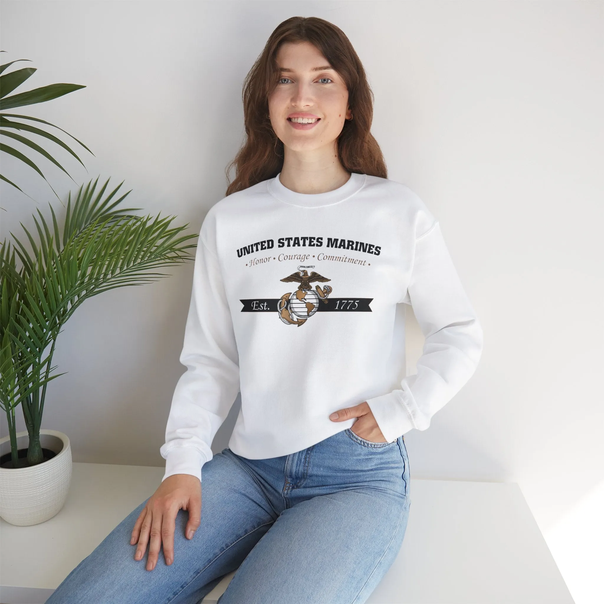 Sweatshirt: Honor, Courage, Commitment (Color Choices)