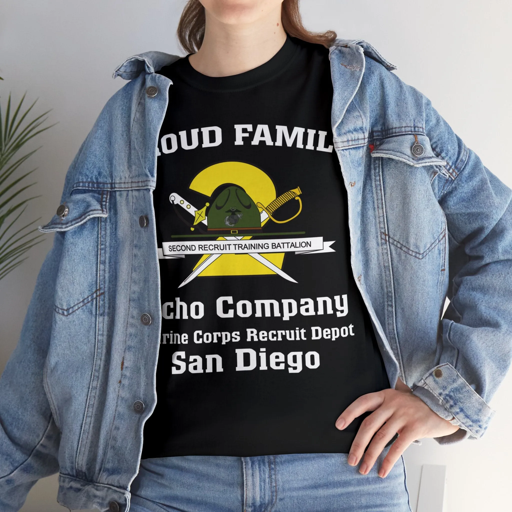 T-Shirt: Echo Co. MCRD San Diego (2nd Battalion Crest)