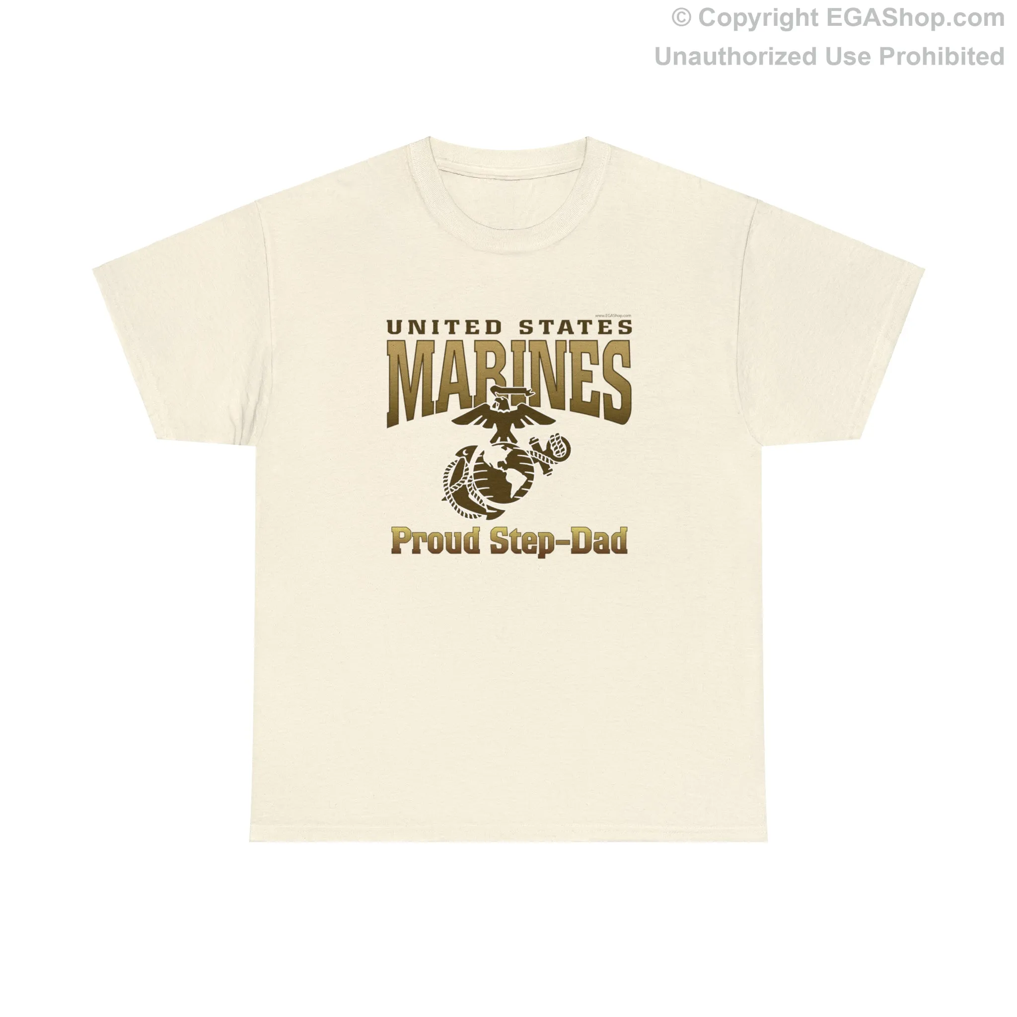 T-Shirt: United States Marines Proud Step-Dad