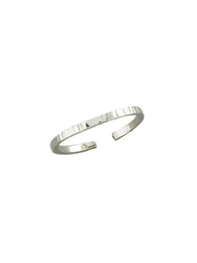 Textured Band Toe Ring