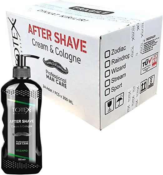 TOTEX After Shave Cream & cologne Wizard 350 ml- Creamy texture with cologne effects