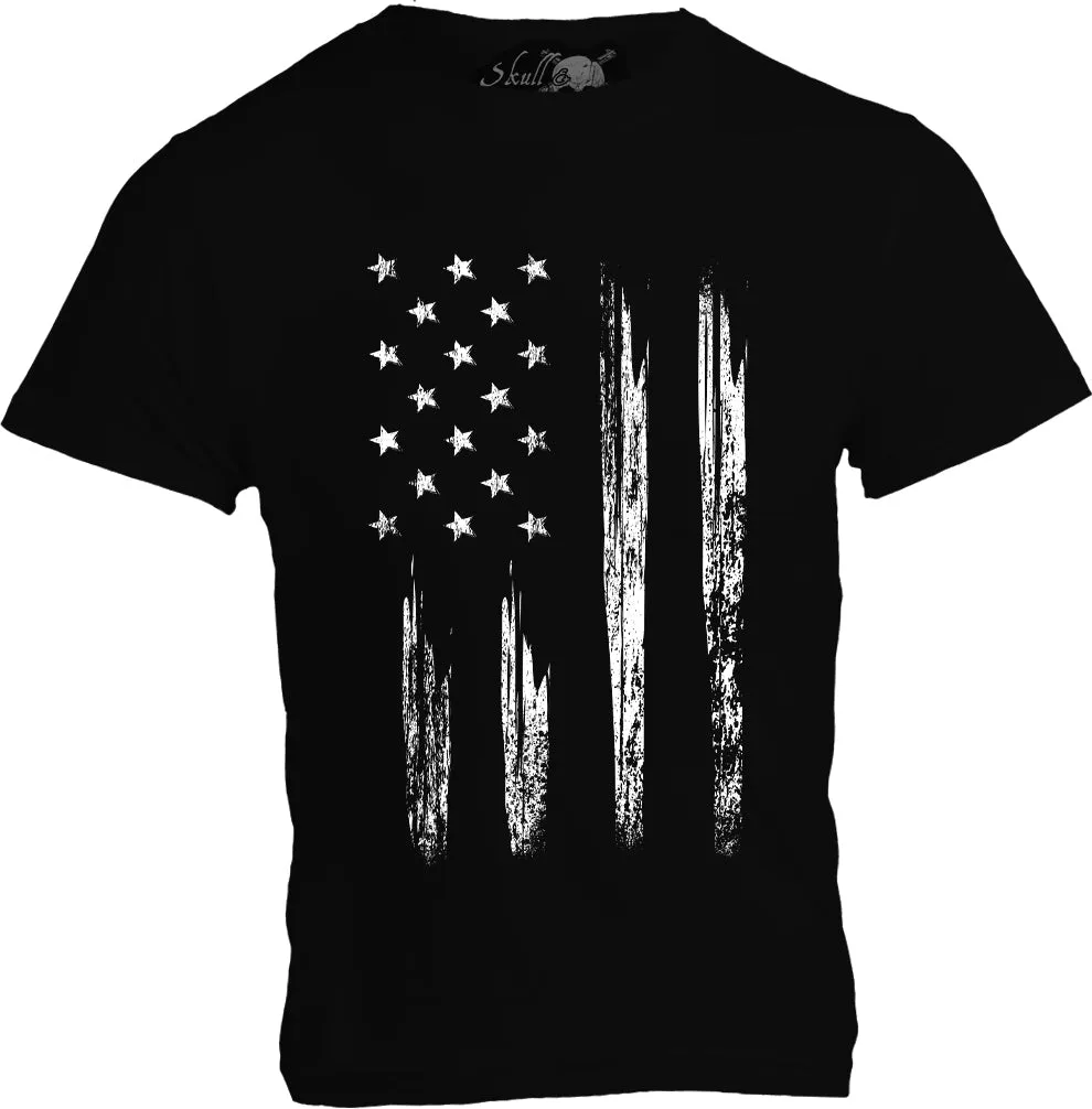 US Flag - Black - Mens