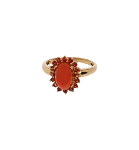 Vintage Carnelian Garnet Ring