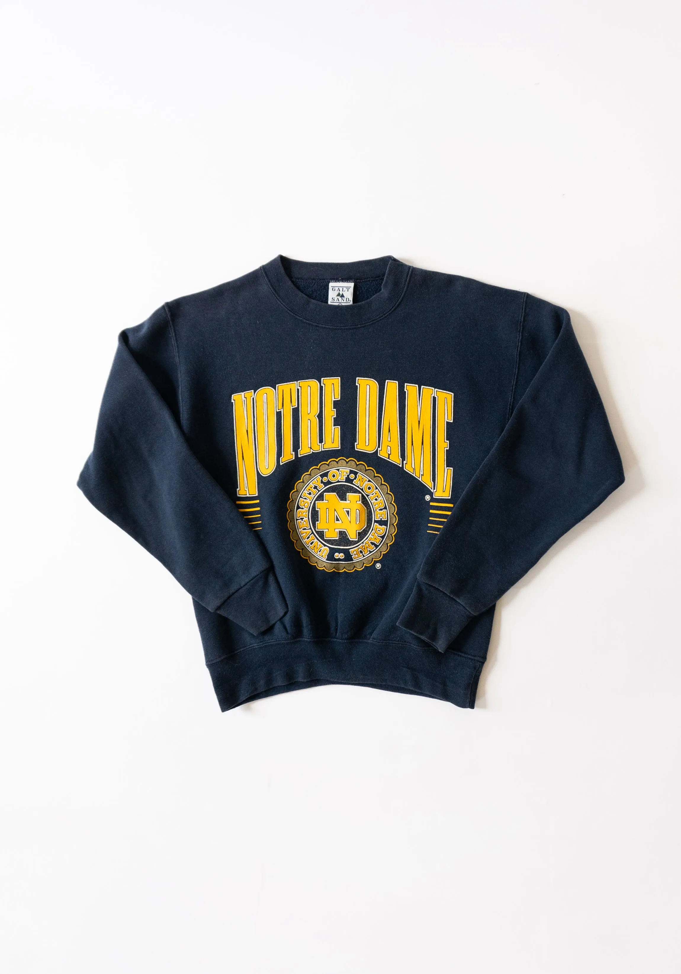 Vintage Notre Dame Faded Navy Crewneck