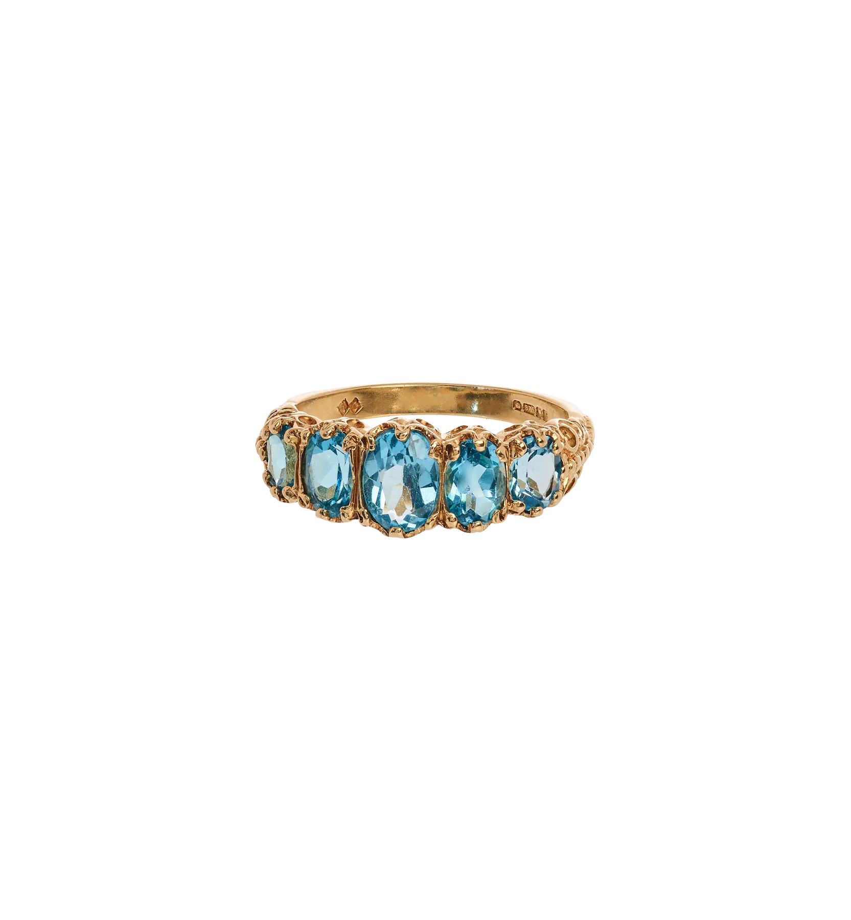 Vintage Topaz Royalty Ring