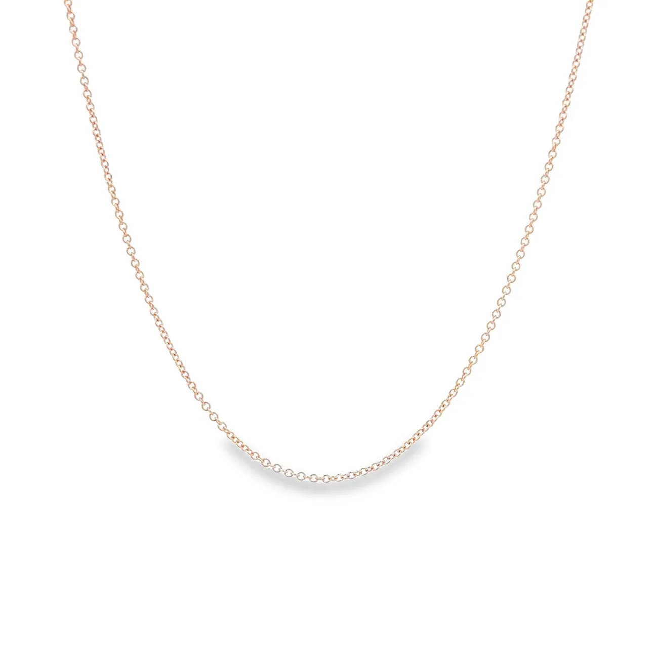 WD1213 14kt Gold Petite Rollo Link Chain