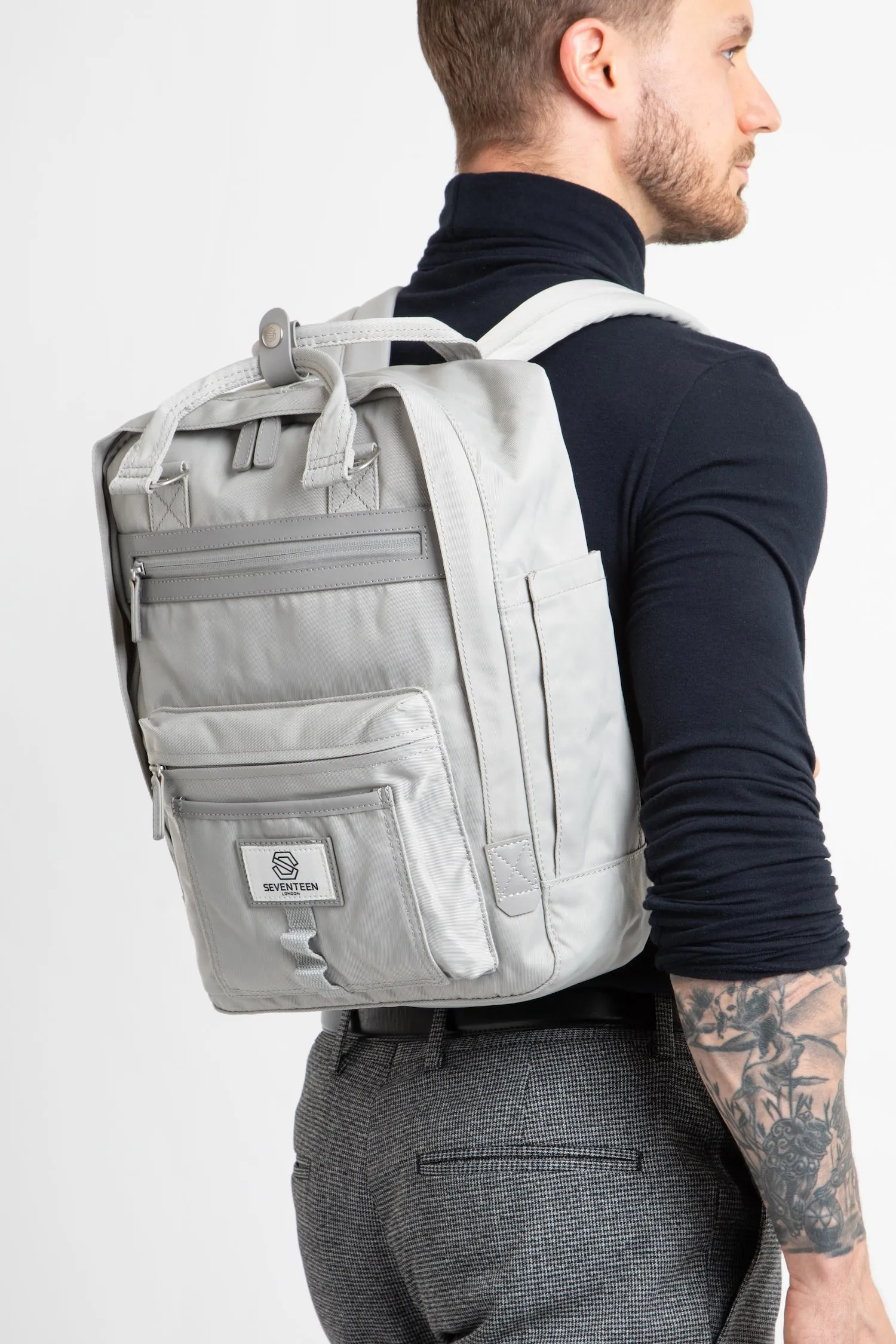 Wimbledon Backpack - Light Grey