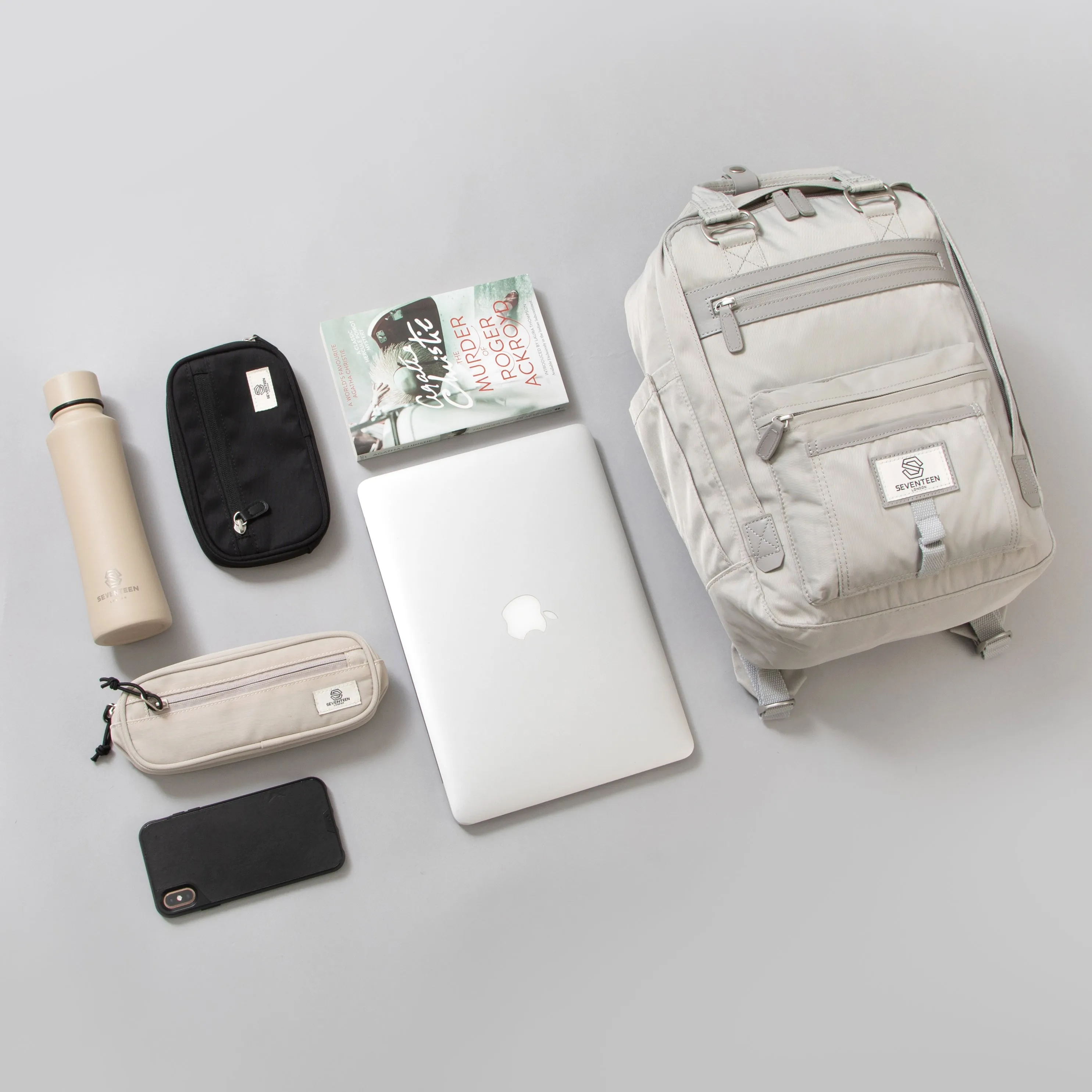 Wimbledon Backpack - Light Grey