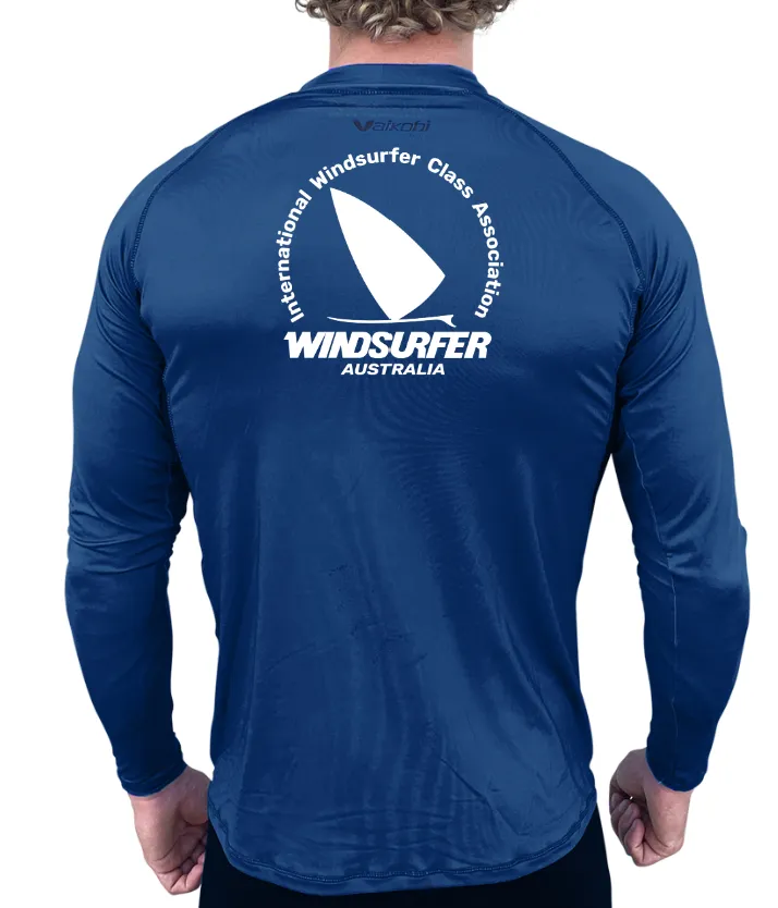 WINDSURFER - Long Sleeve Rash Top - Navy - CUSTOM