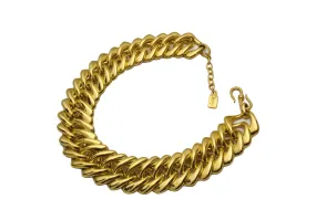 YVES SAINT LAURENT chunky chain choker necklace