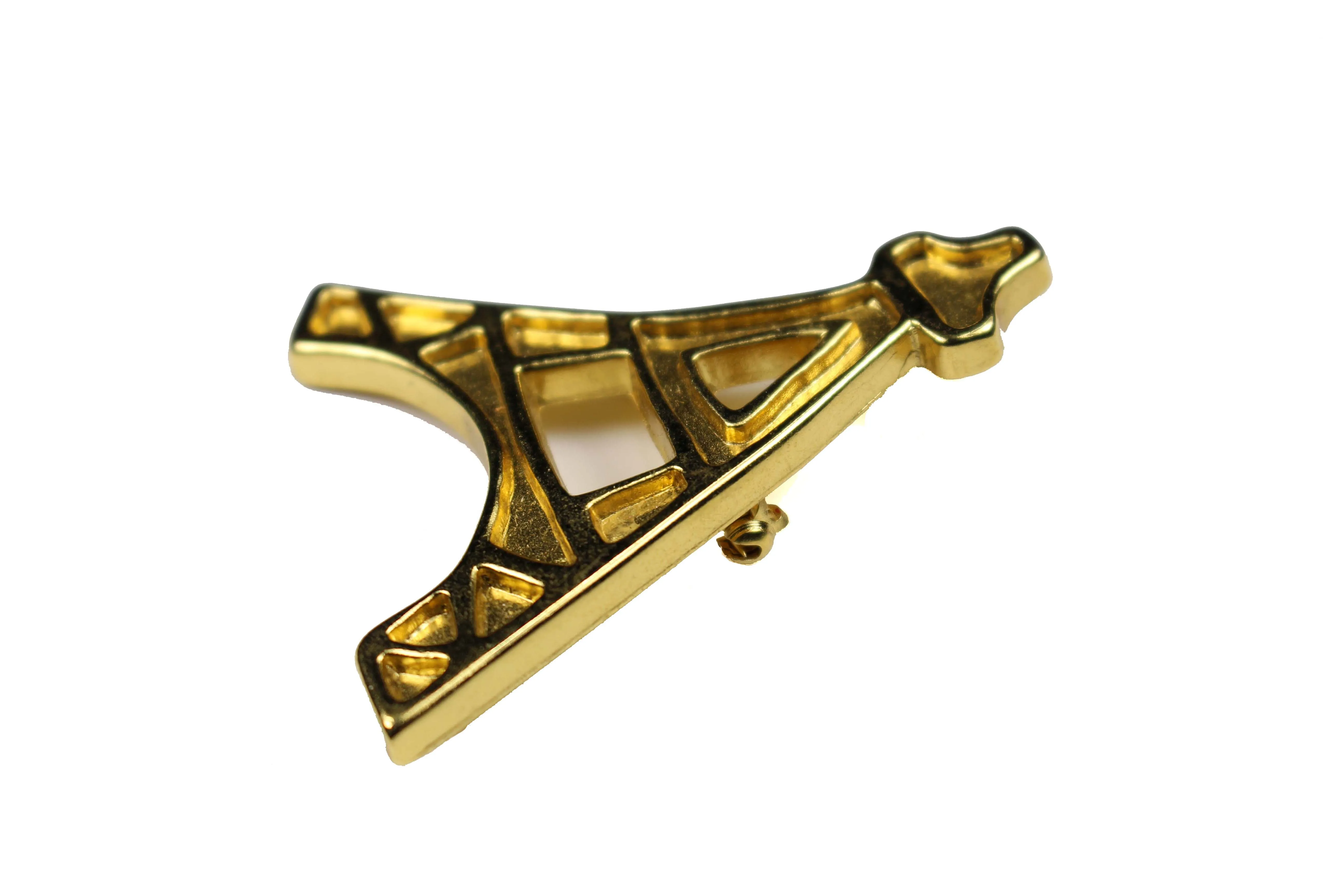 YVES SAINT LAURENT Eiffel Tower brooch