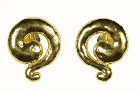 YVES SAINT LAURENT question mark earrings